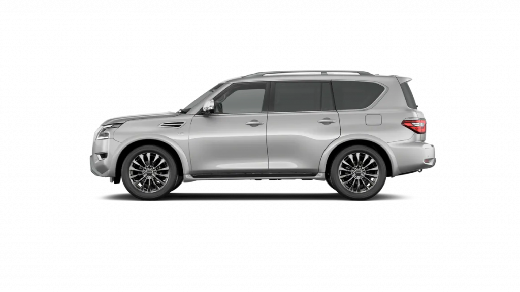 2021 Nissan Armada in brilliant silver