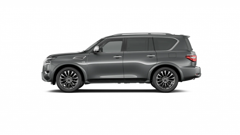 2021 Nissan Armada in gun metallic