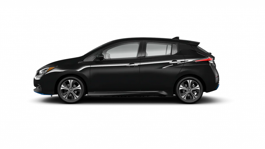 2021 Nissan Leaf in super black